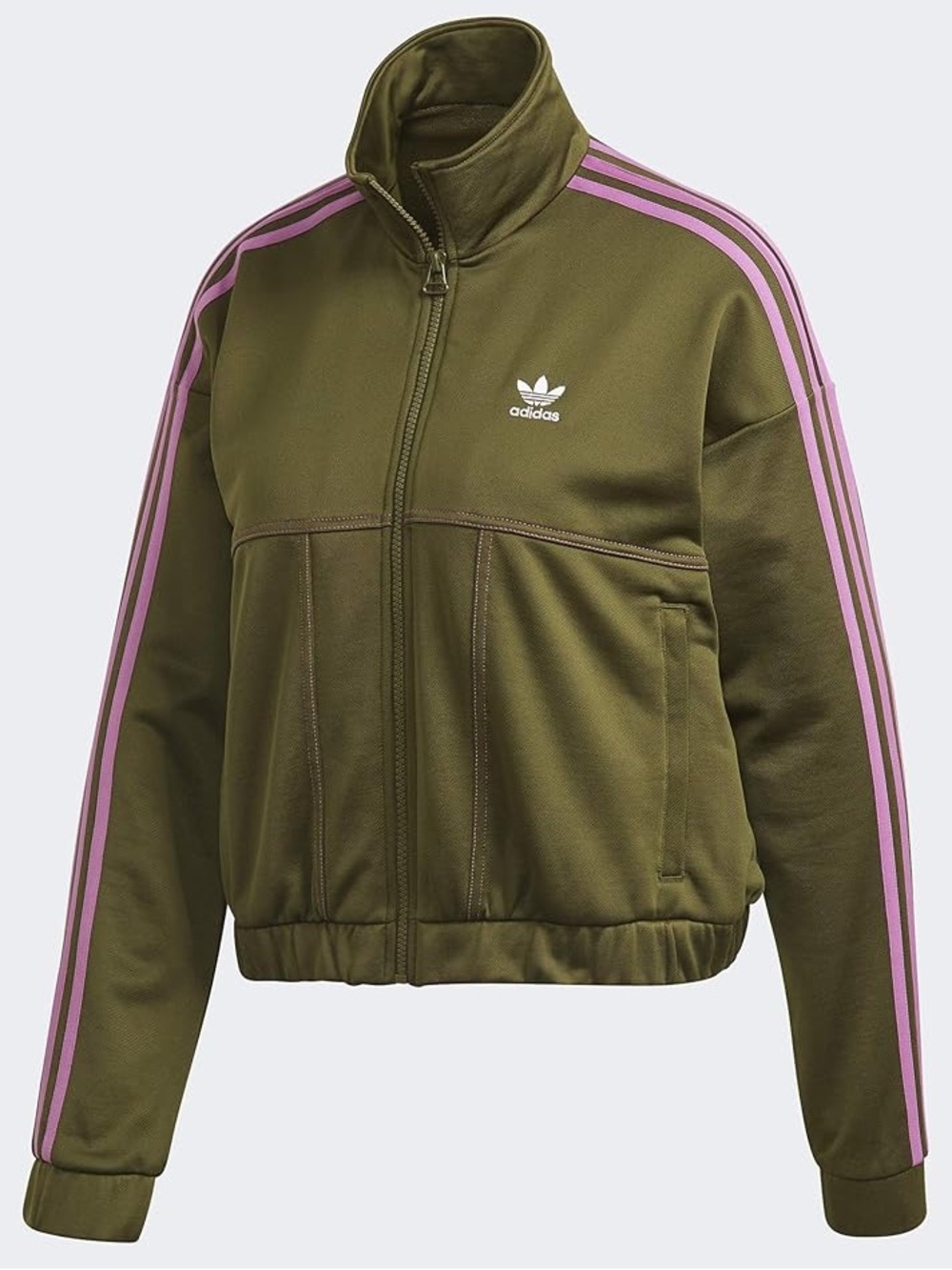 Adidas Olive Green Purple Track Jacket🍇